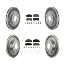 Charger l&#39;image dans la galerie, [Front+Rear] 2003-2005 Mazda 6 Premium Coated Rotors &amp; Ceramic Pads Brake Kit For Max Braking