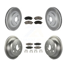 Load image into Gallery viewer, Front Rear Coated Disc Brake Rotors Ceramic Pad Kit For Subaru Crosstrek Impreza