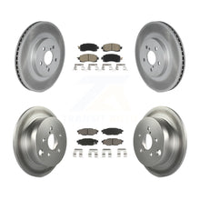 Load image into Gallery viewer, Front Rear Coated Disc Brake Rotors Ceramic Pad Kit For Subaru Crosstrek Impreza