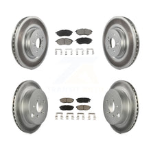 Load image into Gallery viewer, [Front+Rear] 2014-2018 Subaru Forester 2.0L Premium Coated Rotors &amp; Ceramic Pads Brake Kit For Max Braking