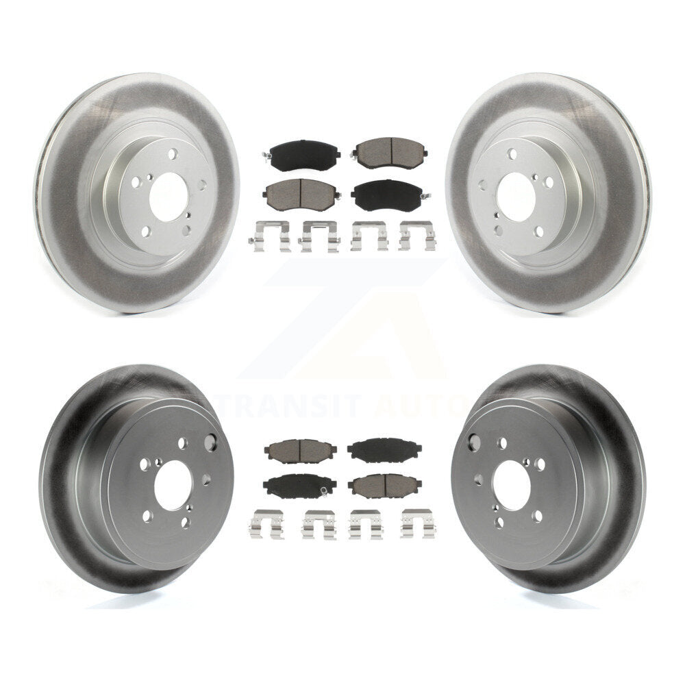 thumbnail image 2 of Auto Shack Front & Rear Ceramic Brake Pad And Rotor Kit For Subaru Outback, Forester, Impreza, Legacy (2008-2013) 2 of 3
