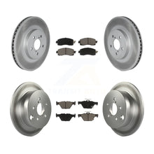 Charger l'image dans la galerie, Front Rear Coated Disc Brake Rotors And Ceramic Pads Kit For Subaru Crosstrek