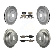Charger l'image dans la galerie, Front Rear Coated Disc Brake Rotors And Ceramic Pads Kit For Subaru Crosstrek