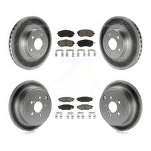 Load image into Gallery viewer, Front Rear Coated Disc Brake Rotors And Ceramic Pads Kit For Subaru Impreza