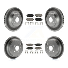 Load image into Gallery viewer, Front Rear Coated Disc Brake Rotors And Ceramic Pads Kit For Subaru Impreza