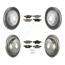 Charger l'image dans la galerie, Front Rear Coated Disc Brake Rotors And Ceramic Pads Kit For Mercedes-Benz ML320