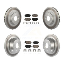 Load image into Gallery viewer, Front Rear Coated Brake Rotor &amp; Ceramic Pad Kit For Kia Sorento Hyundai Santa Fe