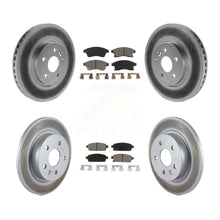 Load image into Gallery viewer, [Front+Rear] 2013-2014 Chevrolet Sonic RS Premium Coated Rotors &amp; Ceramic Pads Brake Kit For Max Braking
