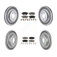 Load image into Gallery viewer, Front Rear Coated Disc Brake Rotors And Ceramic Pads Kit For Chevrolet Cruze