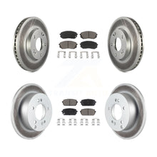 Charger l'image dans la galerie, [Front+Rear] 2007-2009 Kia Rondo Premium Coated Rotors &amp; Ceramic Pads Brake Kit For Max Braking