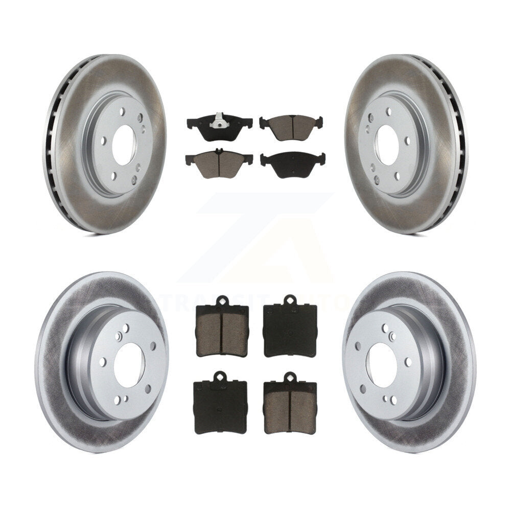 Front Rear Coat Brake Rotor Ceramic Pad Kit For Chrysler Crossfire Mercedes-Benz
