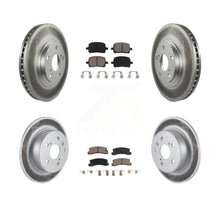 Charger l&#39;image dans la galerie, [Front+Rear] 1999-2001 Lexus RX300 AWD Premium Coated Rotors &amp; Ceramic Pads Brake Kit For Max Braking