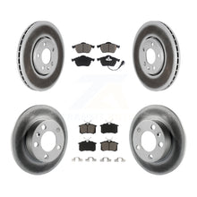 Load image into Gallery viewer, Front Rear Coated Brake Rotor &amp; Ceramic Pad Kit For Volkswagen Beetle Jetta Golf