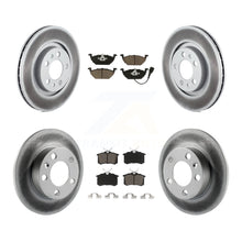 Charger l'image dans la galerie, Front Rear Coated Brake Rotor &amp; Ceramic Pad Kit For Volkswagen Beetle Jetta Golf