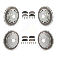 Charger l'image dans la galerie, Front Rear Coated Disc Brake Rotor Ceramic Pad Kit For Lexus RX350 RX450h RX350L
