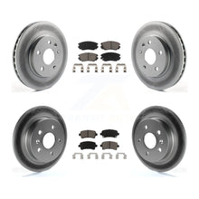 Charger l'image dans la galerie, Front Rear Coated Disc Brake Rotors Ceramic Pad Kit For Chevrolet Malibu Limited