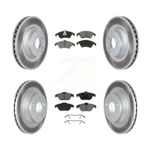 Charger l&#39;image dans la galerie, [Front+Rear] 10-11 Mercedes-Benz E550 Coupe Premium Coated Rotors &amp; Ceramic Pads Brake Kit For Max Braking