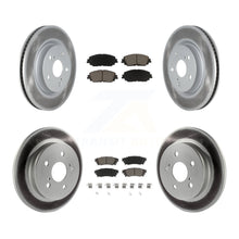 Charger l'image dans la galerie, Front Rear Coated Brake Rotors Ceramic Pad Kit For Toyota Camry RAV4 Lexus ES350