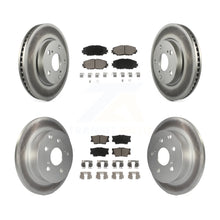 Charger l'image dans la galerie, Front Rear Coated Disc Brake Rotors Ceramic Pad Kit For Toyota RAV4 Lexus HS250h