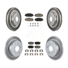 Load image into Gallery viewer, Front Rear Coat Disc Brake Rotors Ceramic Pad Kit For Toyota Matrix Pontiac Vibe