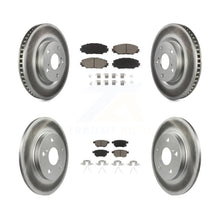 Charger l'image dans la galerie, Front Rear Coated Brake Rotors Ceramic Pad Kit For Toyota Matrix Pontiac Vibe iM