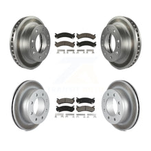 Load image into Gallery viewer, Front Rear Coat Brake Rotors Ceramic Pad Kit For Chevrolet Silverado 2500 HD GMC