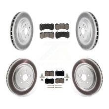 Load image into Gallery viewer, [Front+Rear] 2014 Chevrolet Camaro ZL1 Premium Coated Rotors &amp; Ceramic Pads Brake Kit For Max Braking