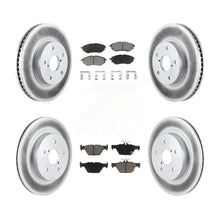 Charger l'image dans la galerie, Kit de rotor de frein à disque et de plaquettes en céramique avec revêtement avant et arrière, pour Subaru Legacy 2015, 2,5 l 