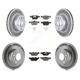 Kit de rotors de frein à disque et de plaquettes en céramique avec revêtement avant et arrière, pour BMW 128i de 2008 à 2013 