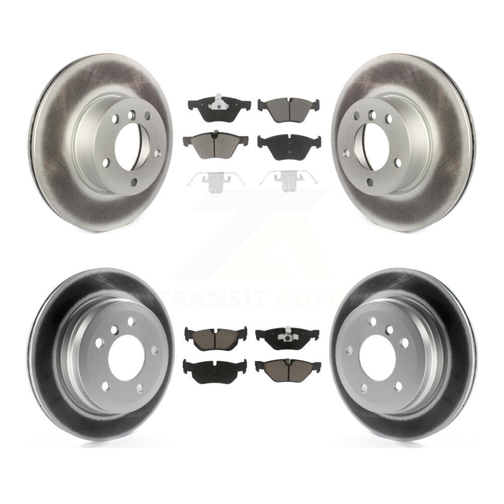 Rotor de frein à disque avec revêtement avant et arrière, Kit de plaquettes en céramique pour BMW 328xi à 08 07 2008 