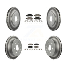 Load image into Gallery viewer, Front Rear Coated Brake Rotor Ceramic Pad Kit For Nissan Frontier Suzuki Equator