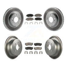 Charger l&#39;image dans la galerie, [Front+Rear] 2007-2009 Hyundai Santa Fe Premium Coated Rotors &amp; Ceramic Pads Brake Kit For Max Braking