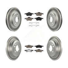 Charger l'image dans la galerie, Front Rear Coated Disc Brake Rotors And Ceramic Pads Kit For Mini Cooper