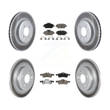 Charger l'image dans la galerie, Front Rear Coated Brake Rotors Ceramic Pad Kit For 07-08 Mini Cooper Convertible