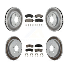 Charger l'image dans la galerie, Front Rear Coated Brake Rotor Ceramic Pad Kit For Buick Rendezvous Pontiac Aztek