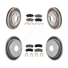 Charger l'image dans la galerie, Front Rear Coated Disc Brake Rotors And Ceramic Pads Kit For Pontiac Montana