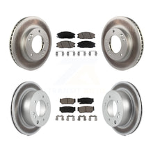 Charger l'image dans la galerie, [Front+Rear] 2003-2006 Kia Sorento Premium Coated Rotors &amp; Ceramic Pads Brake Kit For Max Braking