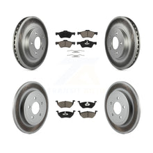 Load image into Gallery viewer, Front Rear Coat Disc Brake Rotor Ceramic Pad Kit For Ford Escape Mercury Mariner