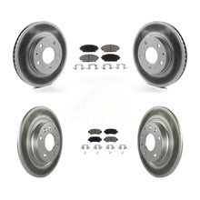 Charger l&#39;image dans la galerie, [Front+Rear] 2016-2018 Mazda CX-3 FWD Premium Coated Rotors &amp; Ceramic Pads Brake Kit For Max Braking