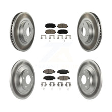 Charger l'image dans la galerie, Front Rear Coated Disc Brake Rotors And Ceramic Pads Kit For Mazda CX-5