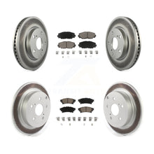 Load image into Gallery viewer, [Front+Rear] 2012-2018 Toyota Prius V Premium Coated Rotors &amp; Ceramic Pads Brake Kit For Max Braking