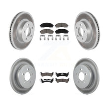 Charger l'image dans la galerie, Front Rear Coated Brake Rotor &amp; Ceramic Pad Kit For Ford Explorer Sport Trac 4WD
