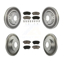 Charger l'image dans la galerie, Front Rear Coat Disc Brake Rotor Ceramic Pad Kit For Mazda 6 Naturally Aspirated