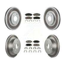 Charger l'image dans la galerie, [Front+Rear] 2011-2017 Nissan Quest Premium Coated Rotors &amp; Ceramic Pads Brake Kit For Max Braking