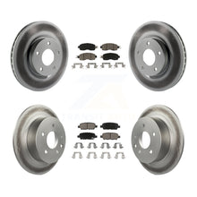 Load image into Gallery viewer, Front Rear Coated Disc Brake Rotors And Ceramic Pads Kit For Nissan Altima