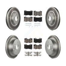 Charger l&#39;image dans la galerie, [Front+Rear] 2017-2018 INFINITI Q70 Hybrid Premium Coated Rotors &amp; Ceramic Pads Brake Kit For Max Braking