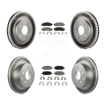 Charger l'image dans la galerie, Front Rear Coated Disc Brake Rotors And Ceramic Pads Kit For Nissan LEAF
