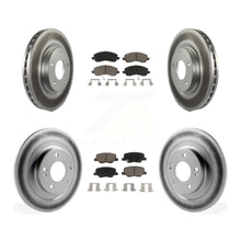 Load image into Gallery viewer, Front Rear Coated Brake Rotor Ceramic Pad Kit For Mitsubishi Outlander Sport RVR