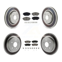 Charger l&#39;image dans la galerie, [Front+Rear] 2018 Toyota C-HR Premium Coated Rotors &amp; Ceramic Pads Brake Kit For Max Braking