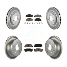 Load image into Gallery viewer, Front Rear Coated Disc Brake Rotor Ceramic Pad Kit For Mitsubishi Galant Eclipse
